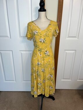 Old Navy Floral Midi Dress
